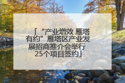 “产业增效 雁塔有约”雁塔区产业发展招商推介会举行 25个项目签约