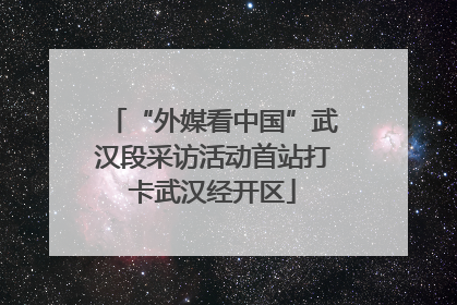 “外媒看中国”武汉段采访活动首站打卡武汉经开区