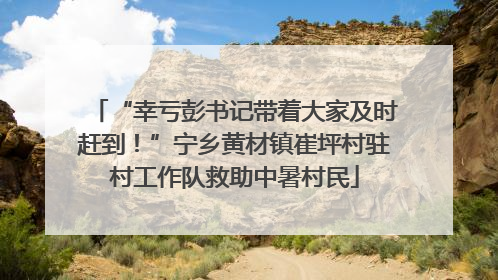 “幸亏彭书记带着大家及时赶到！”宁乡黄材镇崔坪村驻村工作队救助中暑村民