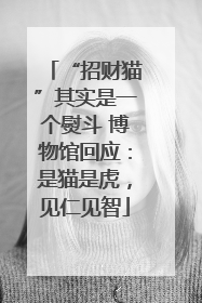 “招财猫”其实是一个熨斗 博物馆回应：是猫是虎，见仁见智