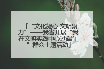 “文化凝心 文明聚力”——我省开展“我在文明实践中心过端午”群众主题活动