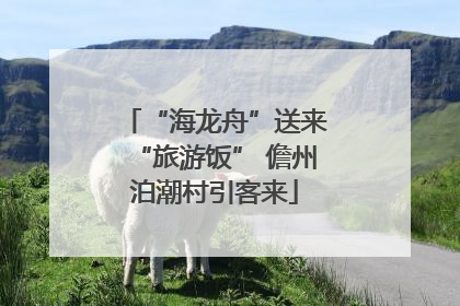 “海龙舟”送来“旅游饭” 儋州泊潮村引客来