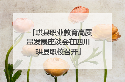 珙县职业教育高质量发展座谈会在四川珙县职校召开