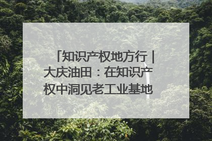 知识产权地方行｜大庆油田：在知识产权中洞见老工业基地的 “创新密码”