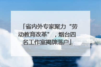 省内外专家聚力“劳动教育改革”，烟台四名工作室揭牌落户