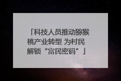 科技人员推动猕猴桃产业转型 为村民解锁“富民密码”