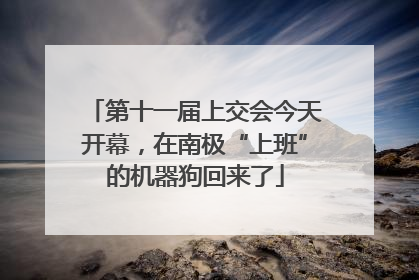 第十一届上交会今天开幕，在南极“上班”的机器狗回来了
