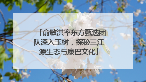 俞敏洪率东方甄选团队深入玉树，探秘三江源生态与康巴文化