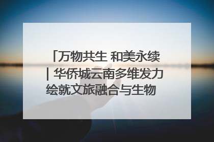 万物共生 和美永续｜华侨城云南多维发力 绘就文旅融合与生物多样性保护新图景