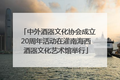 中外酒器文化协会成立20周年活动在灌南海西酒器文化艺术馆举行