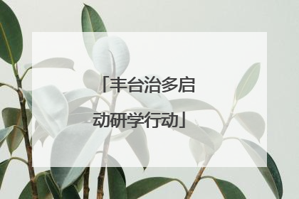 丰台治多启动研学行动
