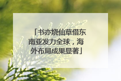 书亦烧仙草借东南亚发力全球，海外布局成果显著