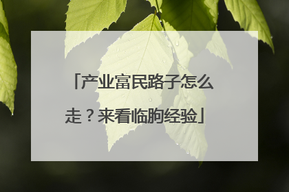 产业富民路子怎么走？来看临朐经验