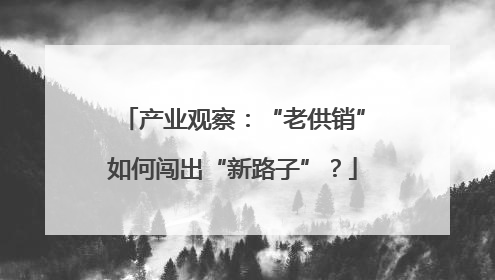 产业观察：“老供销”如何闯出“新路子”？