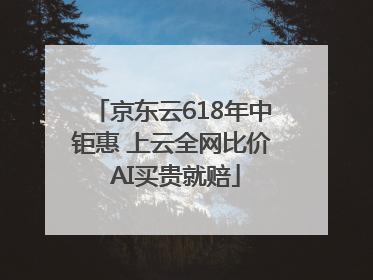 京东云618年中钜惠 上云全网比价 AI买贵就赔