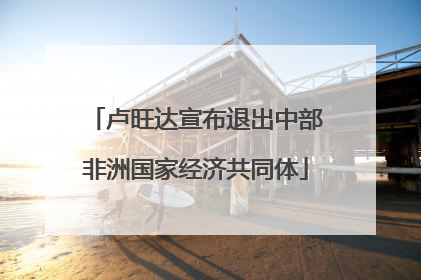 卢旺达宣布退出中部非洲国家经济共同体