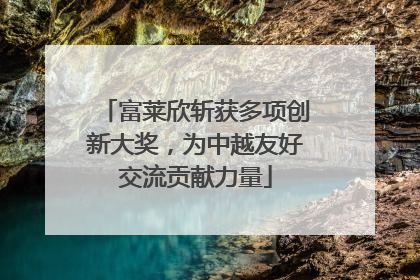 富莱欣斩获多项创新大奖，为中越友好交流贡献力量