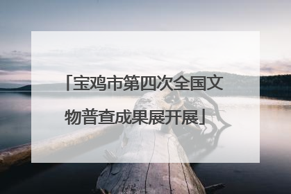 宝鸡市第四次全国文物普查成果展开展