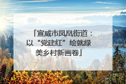 宣威市凤凰街道：以“党建红”绘就绿美乡村新画卷
