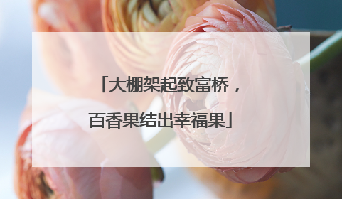大棚架起致富桥，百香果结出幸福果