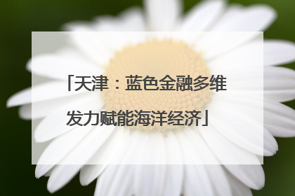 天津：蓝色金融多维发力赋能海洋经济