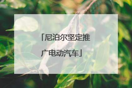 尼泊尔坚定推广电动汽车