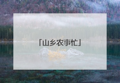 山乡农事忙