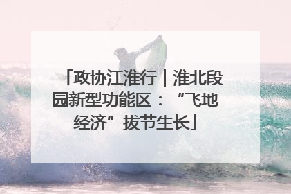政协江淮行｜淮北段园新型功能区：“飞地经济”拔节生长
