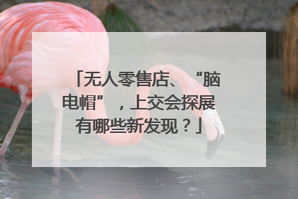 无人零售店、“脑电帽”，上交会探展有哪些新发现？