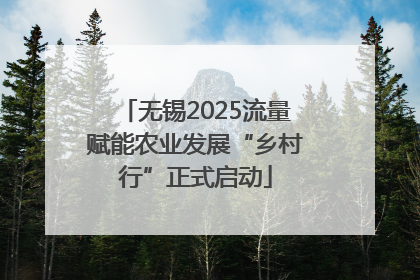 无锡2025流量赋能农业发展“乡村行”正式启动