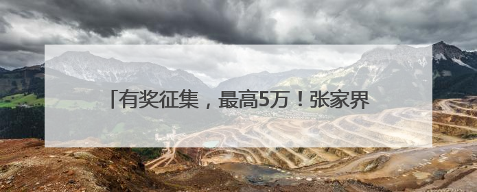 有奖征集，最高5万！张家界莓茶宣传口号，邀您共创！