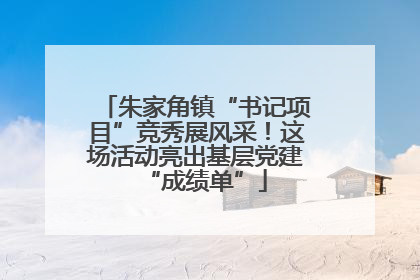 朱家角镇“书记项目”竞秀展风采！这场活动亮出基层党建“成绩单”