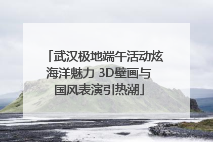武汉极地端午活动炫海洋魅力 3D壁画与国风表演引热潮