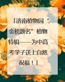 济南植物园“金榜题名”植物特辑——为中高考学子送上自然祝福！