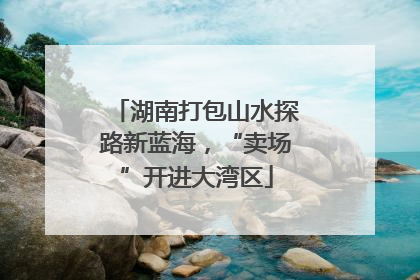 湖南打包山水探路新蓝海，“卖场”开进大湾区