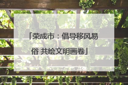 荣成市：倡导移风易俗 共绘文明画卷