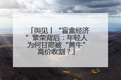 舆见丨“盲盒经济”繁荣背后：年轻人为何甘愿被“黄牛”高价收割？