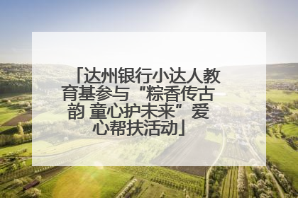 达州银行小达人教育基参与“粽香传古韵 童心护未来”爱心帮扶活动