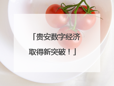 贵安数字经济取得新突破！