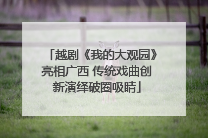 越剧《我的大观园》亮相广西 传统戏曲创新演绎破圈吸睛