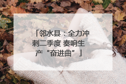 邻水县：全力冲刺二季度 奏响生产“奋进曲”