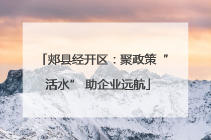 郏县经开区：聚政策“活水” 助企业远航
