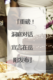 重磅！洞庭对话宣言在岳阳发布