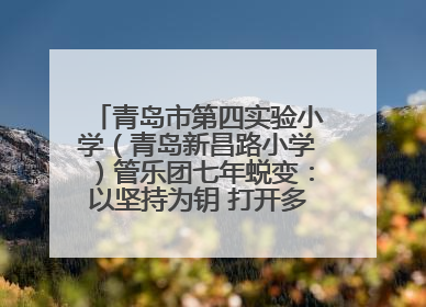 青岛市第四实验小学（青岛新昌路小学）管乐团七年蜕变：以坚持为钥 打开多元成长之门