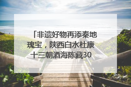非遗好物再添秦地瑰宝，陕西白水杜康十三朝酒海陈藏30年别具一格