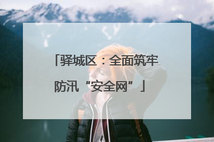 驿城区：全面筑牢防汛“安全网”