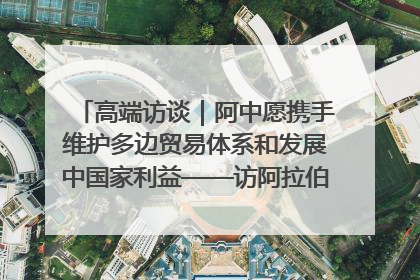 高端访谈｜阿中愿携手维护多边贸易体系和发展中国家利益——访阿拉伯议会议长亚马希