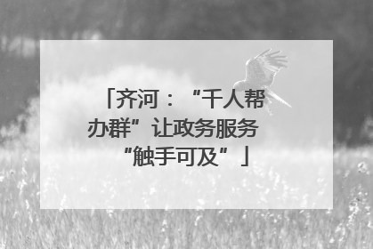 齐河：“千人帮办群”让政务服务“触手可及”