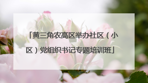 黄三角农高区举办社区（小区）党组织书记专题培训班