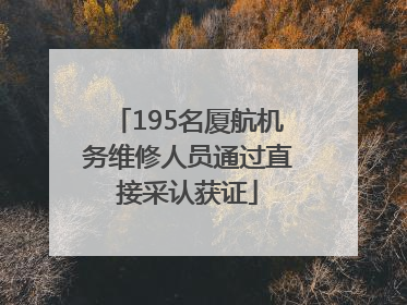 195名厦航机务维修人员通过直接采认获证